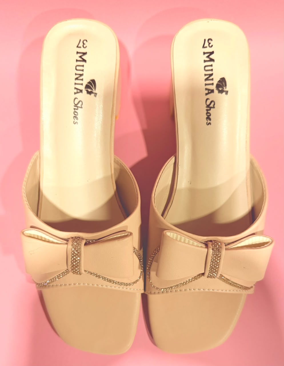 Women Box Heel Party Shoe